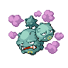 Weezing, coloração shiny