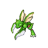 Scyther, shiny colouring