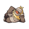 Slaking, shiny colouring