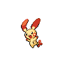 Plusle, shiny colouring