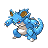Nidoking, coloração shiny