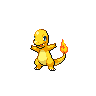 Charmander, coloração shiny