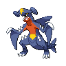 Garchomp, shiny colouring