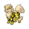 Arcanine, coloração shiny