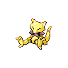 Abra, shiny colouring