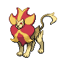 Pyroar Male, coloração shiny